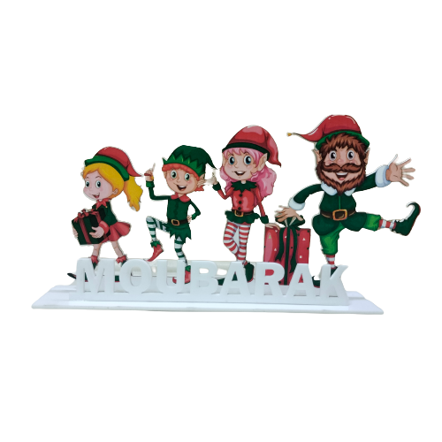 Christmas 3d character Family